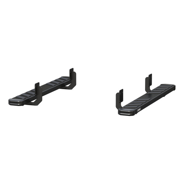 ARIES 2554024 NovaTrac 6in. x 53in. Black Steel Running Boards; Select F-250; F- 2554024