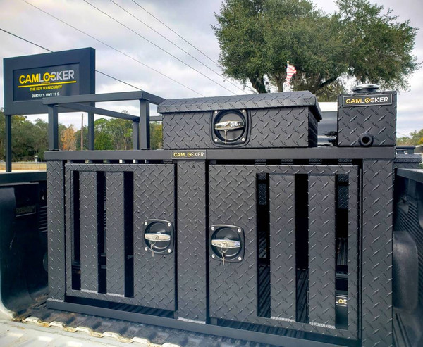 48" x 34" Dog Collar Box - Matte Black DB48X34MB