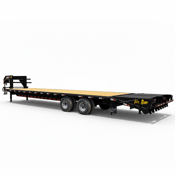 Delta 8.5' x 30' Tandem 10K Dually Flatbed Gooseneck Trailer