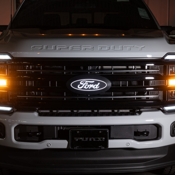 Illuminated LED Ford Emblem for 2026 Super Duty w/o Front Camera - 92702 92702