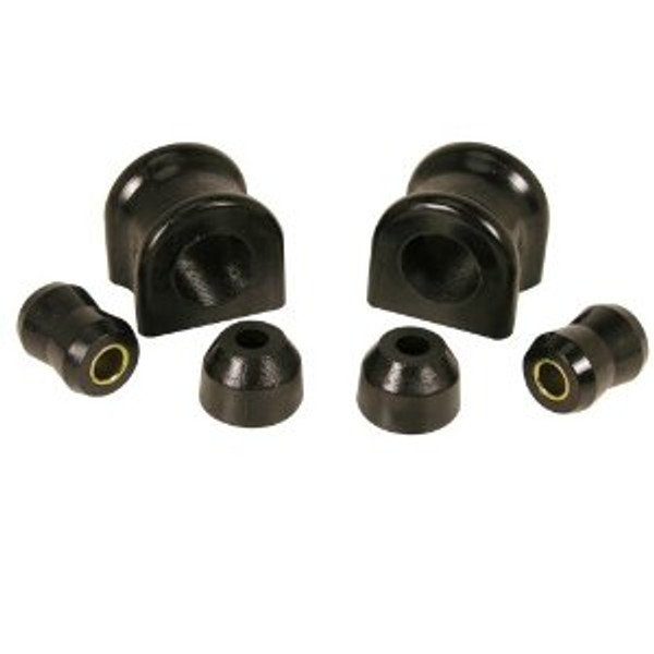Front Swaybar Bushing Kit, Black, 30.5mm; 97-06 Jeep Wrangler-1-1111BL