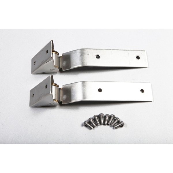 Tailgate Hinges, Stainless Steel; 87-95 Jeep Wrangler YJ-11114.02