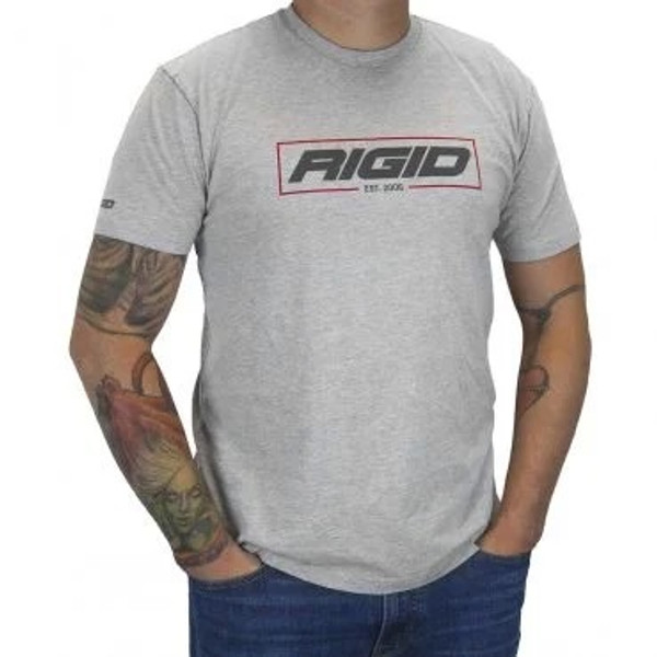 RIGID T-Shirt, Established 2006, Grey, 2X-Large-1069 RIGID T-Shirt, Established 2006, Grey, 2X-Large-1069