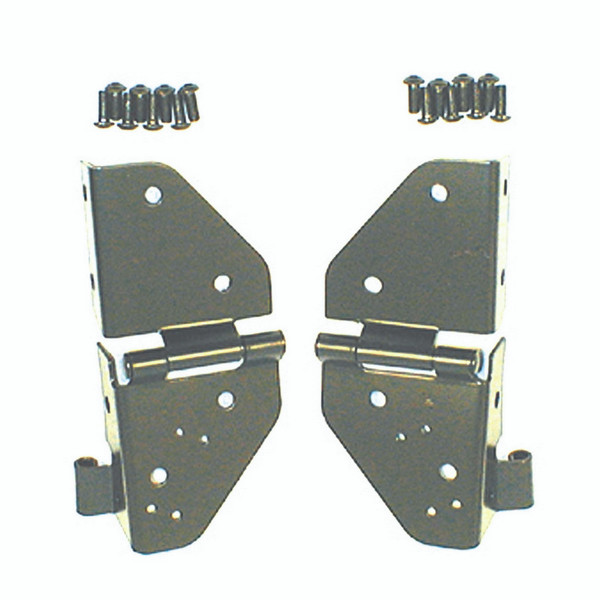 Windshield Hinges, Black; 76-86 Jeep CJ/87-95 Jeep Wrangler YJ-11209.01
