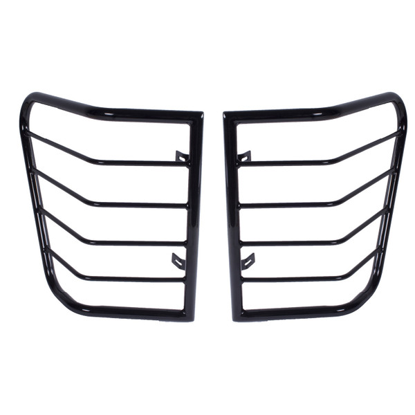 Tail Light Euro Guards, Black; 05-08 Jeep Grand Cherokee WK-11226.21