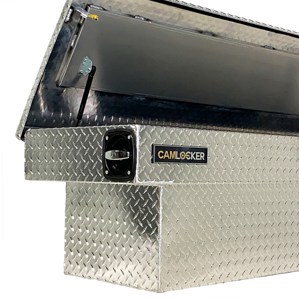 71in Crossover Truck Tool Box - Deep - Polished Aluminum KS71