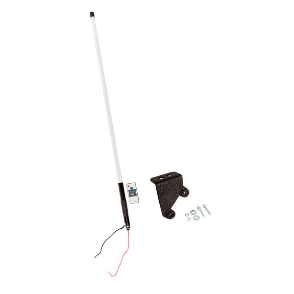 Lighted Whip, RGB, 39 Inches (1Meter), W/Bracket, 07-18 JK-11250.22