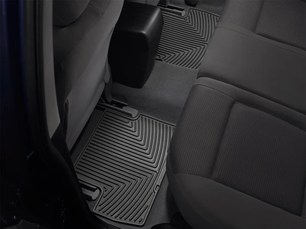 Rear Rubber Mats, Black W159