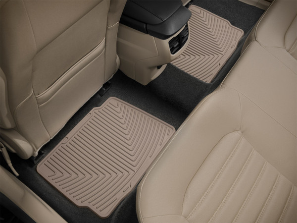 Rear Rubber Mats, Tan W313TN