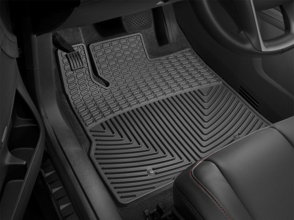 Front Rubber Mats, Black W329