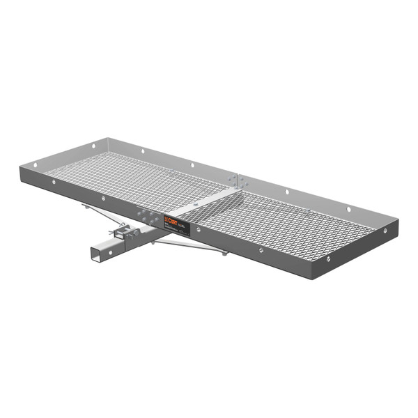 60" x 20" Aluminum Tray-Style Cargo Carrier (Folding 2" Shank, 500 lbs.) - 18100