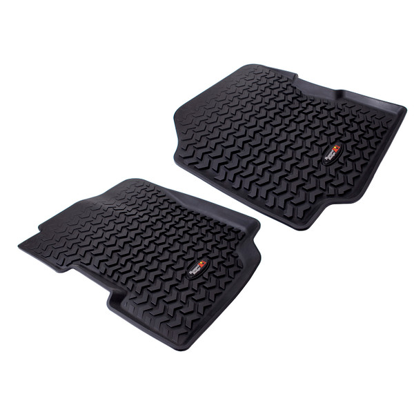 Floor Liners, Front, Black; 76-95 Jeep CJ5/CJ7/CJ8/Wrangler YJ-12920.21