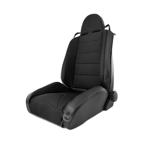 RRC Off Road Racing Seat, Reclinable, Black; 84-01 Jeep Cherokee XJ-13448.15
