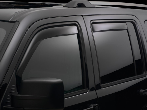 Front&Rear Side Window Deflectors, Dark Smoke 82513