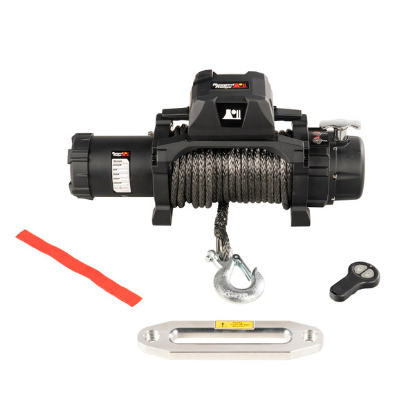 Trekker Winch, 12,500 LBS, Synthetic Rope, IP68 Waterproof, Wireless-15100.25