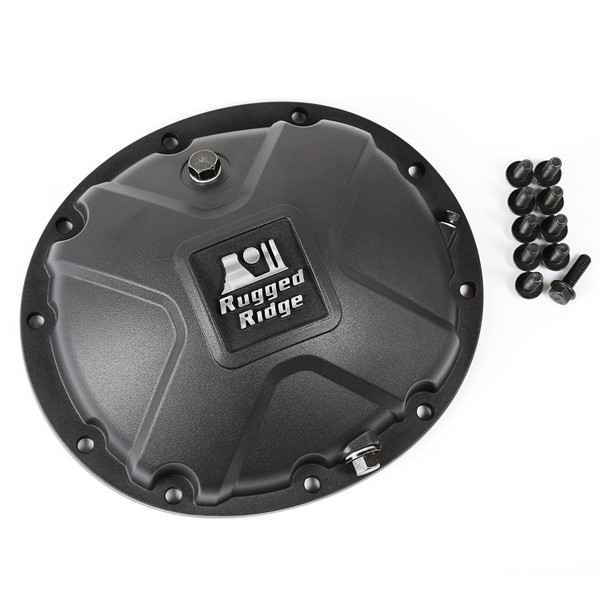 Boulder Aluminum Differential Cover, Black, for Dana 35; 84-06 Jeep-16595.14