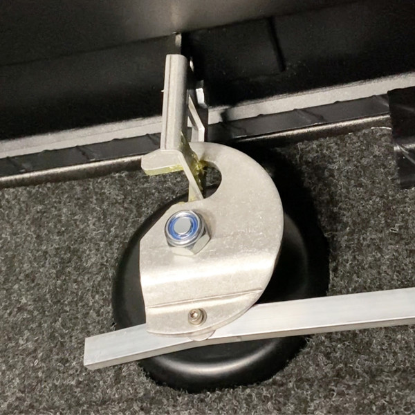 71in Low Profile Crossover Truck Tool Box with Rail - Polished Aluminum S71LPRL