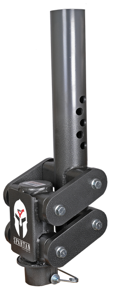 Spartan Torsion Flex Manual Latch 5" Offset 4" Round Tube Gooseneck GH-7042