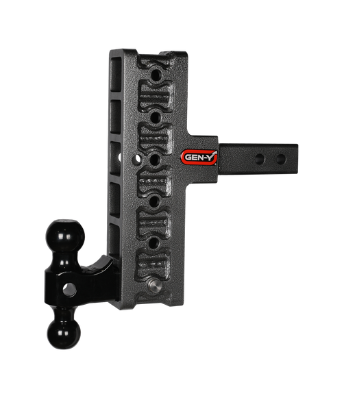 Mega-Duty 2" Shank 7.5" Offset Drop 2K TW 16K Hitch & GH-051 Dual-Ball GH-216