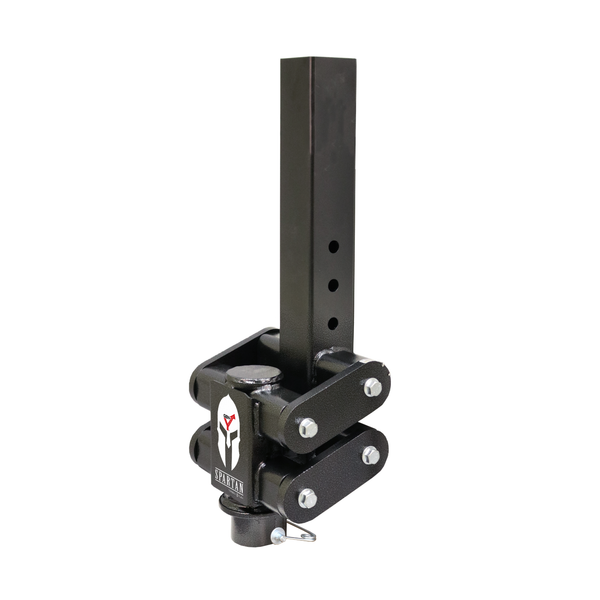 Spartan Torsion Flex Manual Latch 5" Offset 4" Square Tube Gooseneck GH-7092