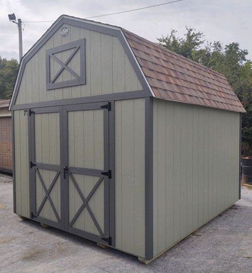 Cook 10x12 Lofted Barn Shed with LP SmartSide® Siding