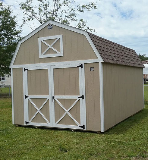 Cook Loft Barn 12x16 - Wood Frame with LP SmartSide Siding and
