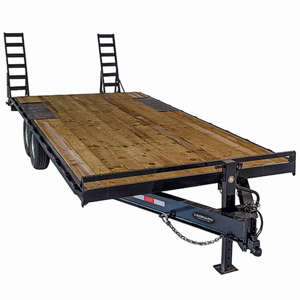 イタレリ 1/24 Timber Trailer ティンバートレーラー 8.5x24 Deckover Trailer – 4' Wood Dovetail, 6' Ramps, 12K Jack