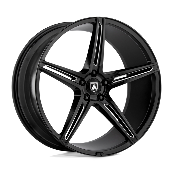 Asanti Black ABL-22 ALPHA 5 20X10.5 GLOSS BLACK MILLED 5X112 - ABL22-20055638BK