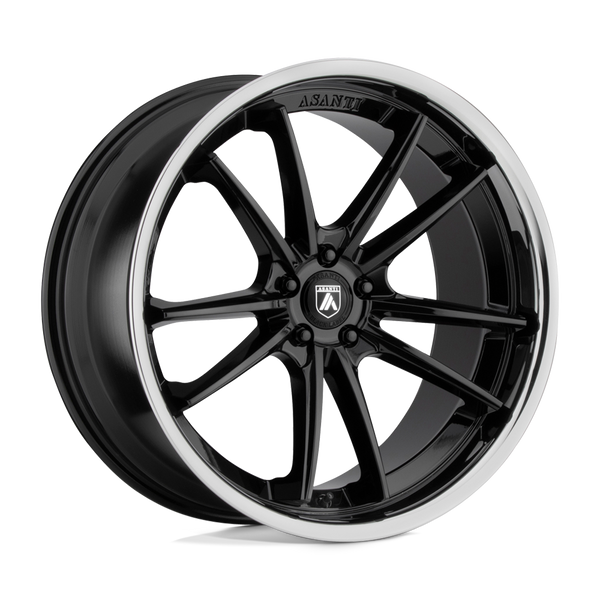 Asanti Black ABL-23 SIGMA 22X9 GLOSS BLACK CHROME LIP 5X4.5 - ABL23-22901232BK