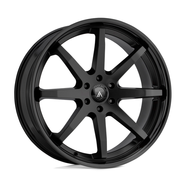 Asanti Black ABL-32 KAISER 20X9 SATIN BLACK GLOSS BLACK LIP 6X135 - ABL32-29063730