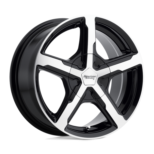 American Racing AR921 TRIGGER 18X8 GLOSS BLACK MACHINED 5X115 - AR92188015515 American Racing AR921 TRIGGER 18X8 GLOSS BLACK MACHINED 5X115 - AR92188015515