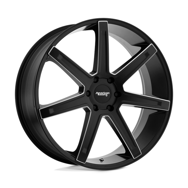 American Racing AR938 REVERT 22X9.5 SATIN BLACK MILLED 6X5.5 - AR93822968938