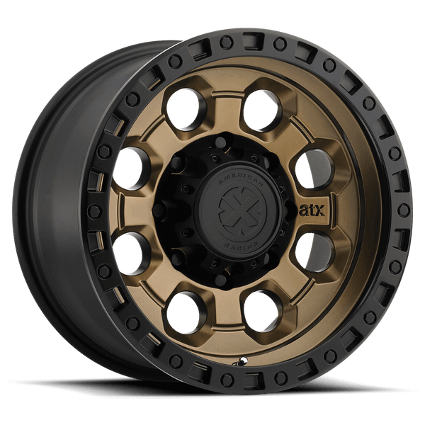 ATX Series AX201 17X9 MATTE BRONZE WITH BLACK LIP 5X5.0 - AX20179050612N