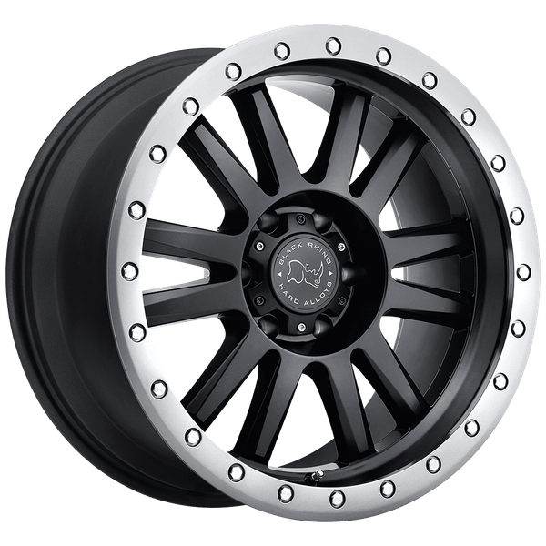 Black Rhino TANAY 18X9 MATTE BLACK W/ MATTE GRAPHITE LIP 5X5.5 - 1890TNY005140G78