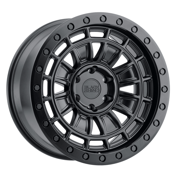 Black Rhino DALTON 18X9.5 MATTE BLACK 6X5.5 - 1895DAL126140M12