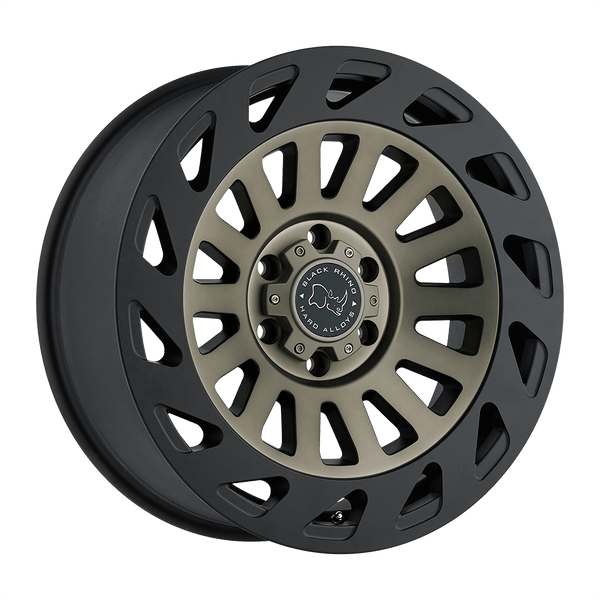 Black Rhino MADNESS 20X9 DARK TINT MACHINE FACE W/ MATTE BLACK LIP 6X5.5 - 2090MAD126140M12