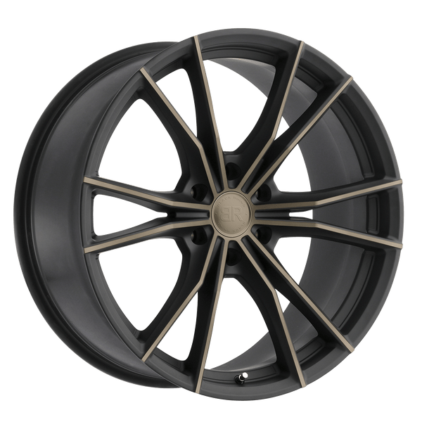Black Rhino ZION 22X9.5 MATTE BLACK W/ MACHINED FACE & DARK MATTE TINT 5X5.0 - 2295ZON305127M71