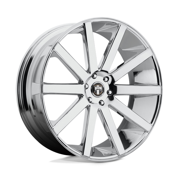 DUB 1PC S120 SHOT CALLA 22X9 CHROME PLATED 5X4.5 - S120229065+38