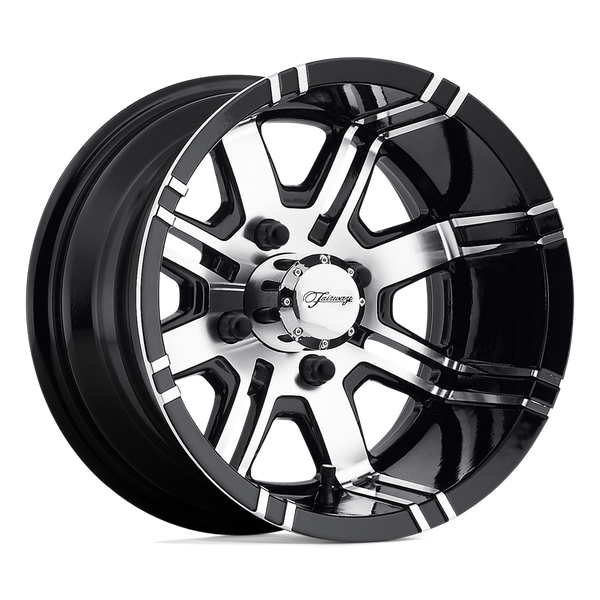 Fairway Alloys FA119 AGGRESSOR 12X7 MACHINED GLOSS BLACK 4X4.0 - FA-119-M
