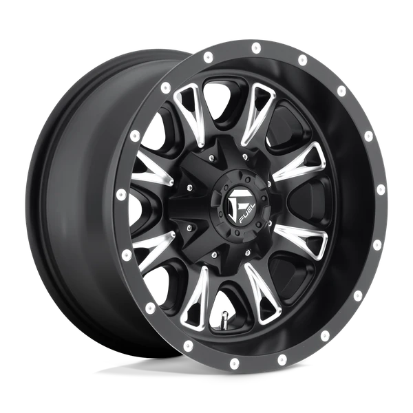 Fuel 1PC D513 THROTTLE 17X6.5 MATTE BLACK MILLED 8X210 - D513176593F