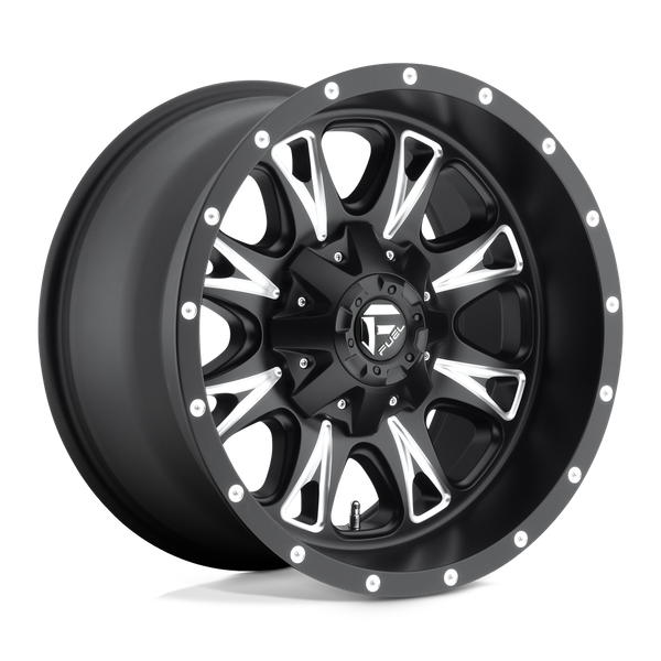 Fuel 1PC D513 THROTTLE 18X10 MATTE BLACK MILLED 6X135/5.5 - D51318009850