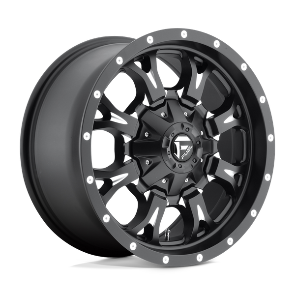 Fuel 1PC D517 KRANK 17X9 MATTE BLACK MILLED 5X4.5/5.0 - D51717902645