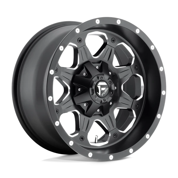 Fuel 1PC D534 BOOST 17X9 MATTE BLACK MILLED 8X180 - D53417901857