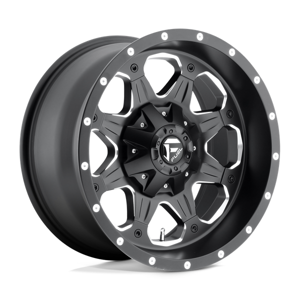 Fuel 1PC D534 BOOST 17X9 MATTE BLACK MILLED 5X4.5/5.0 - D53417902645