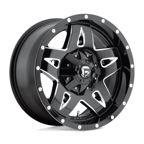 Fuel 1PC D554 FULL BLOWN 18X9 GLOSS BLACK MILLED 5X4.5/5.0 - D55418902645