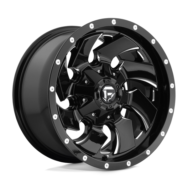 Fuel 1PC D574 CLEAVER 17X9 GLOSS BLACK MILLED 6X135/5.5 - D57417909845