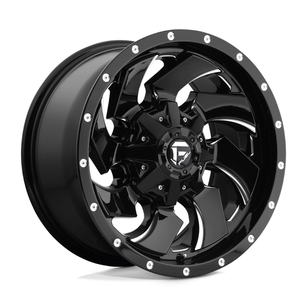 Fuel 1PC D574 CLEAVER 22X12 GLOSS BLACK MILLED 6X135/5.5 - D57422209847