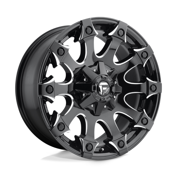 Fuel 1PC D578 BATTLE AXE 22X12 GLOSS BLACK MILLED 6X135/5.5 - D57822209847