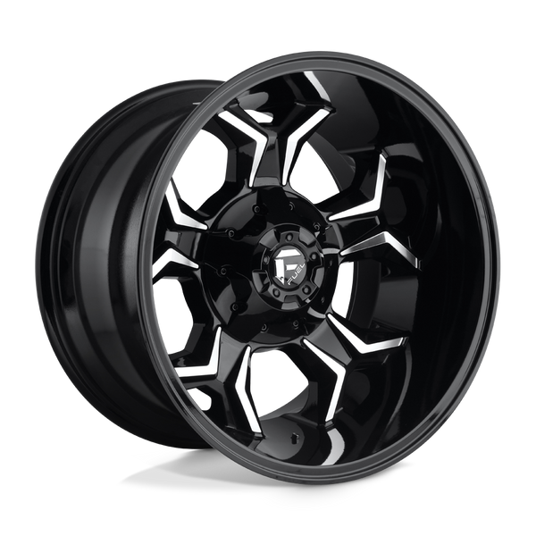 Fuel 1PC D606 AVENGER 20X12 GLOSS BLACK MILLED 8X180 - D60620201847