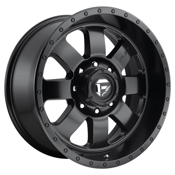 Fuel 1PC D628 BAJA 20X9 MATTE GUN METAL BLACK LIP 6X5.5 - D62820908357